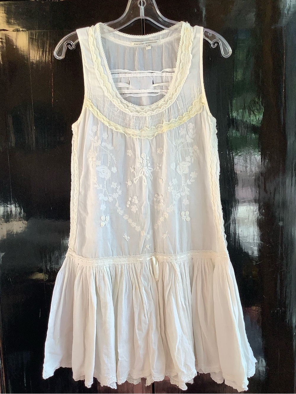 Cotton Voile Dress S/M Made in India Gado Gado Fashion